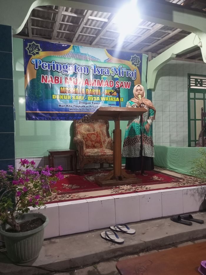 Peringatan Hari Besar Islam Mushola Darul Huda Dukuh Sari Desa Wajasari  02